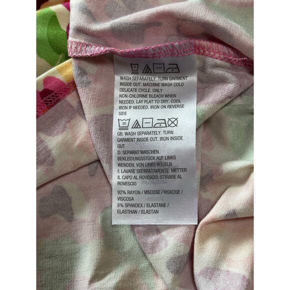 NWT Womens Quacker Factory Pink Hello Spring Floral and Bling Maxi Dress Size 1X - Picture 11 of 11